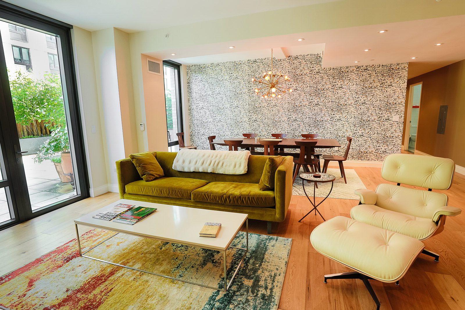 Living Room And Dining Area